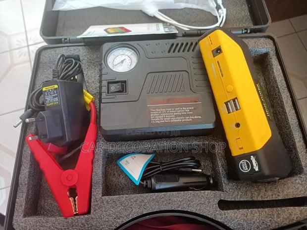 Portable Emergency Engine Battery Powerbank+ Tire Inflator
