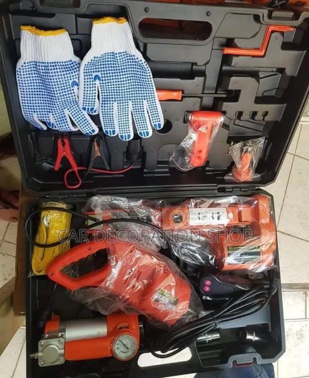 Electric 3ton Combo Jack With Wrench+Inflator - thumbnail 5