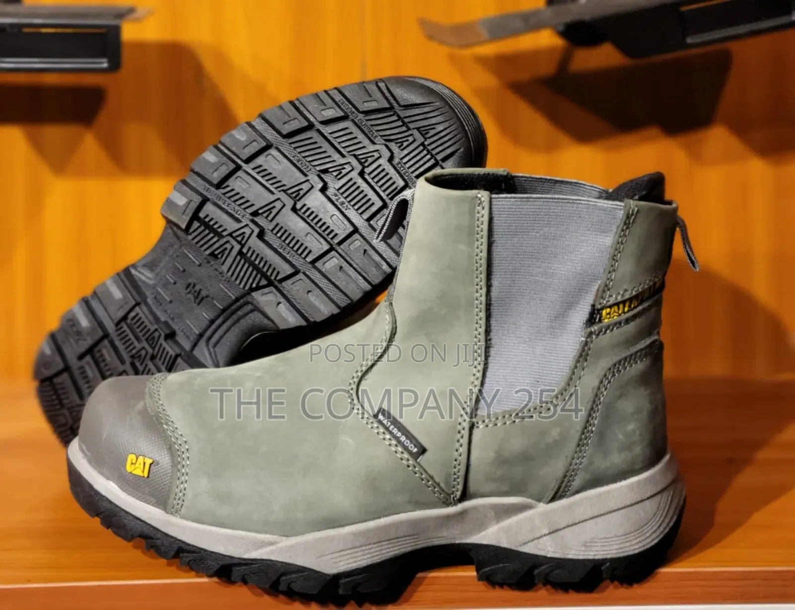 Quality Original Genuine Leather Safety Cat Boot Shoes