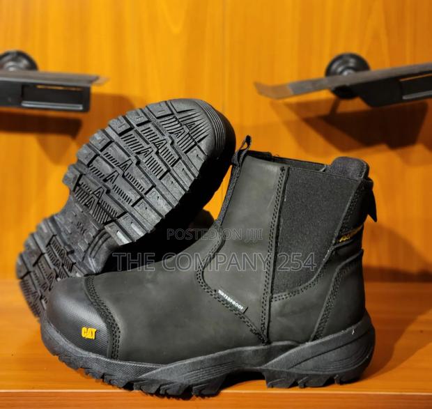 Quality Original Genuine Leather Safety Cat Boot Shoes - thumbnail 3