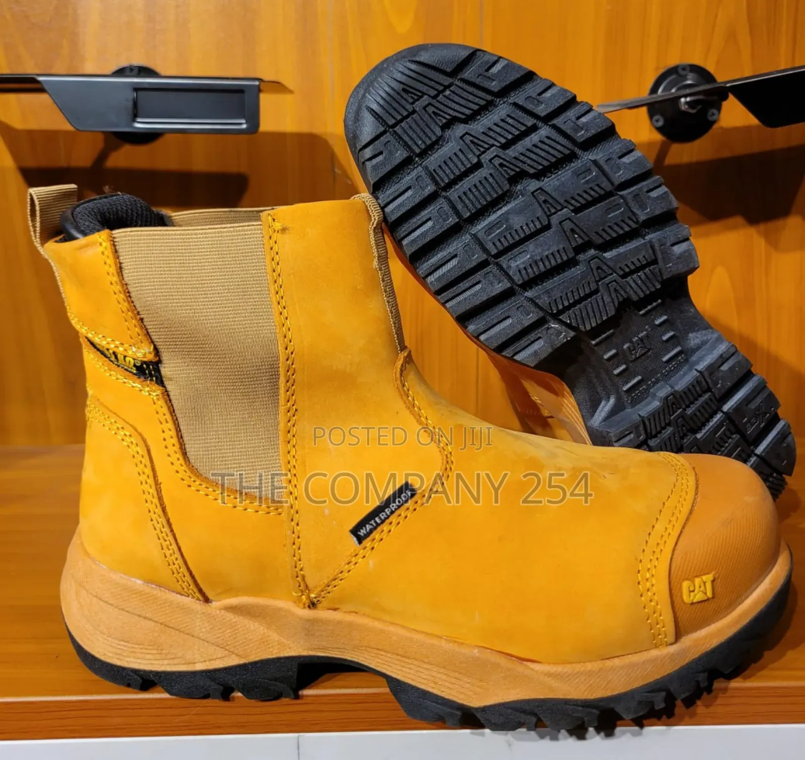 Quality Original Genuine Leather Safety Cat Boot Shoes