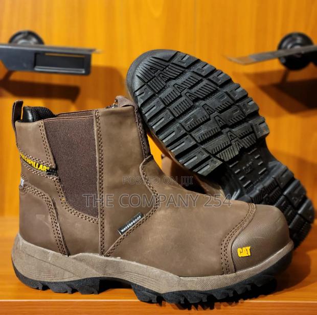 Quality Original Genuine Leather Safety Cat Boot Shoes - thumbnail 5