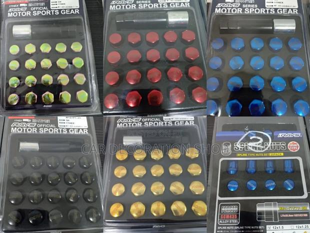20pcs Colored Wheel Racing Lug Nuts M12x1.5/M12x1.25
