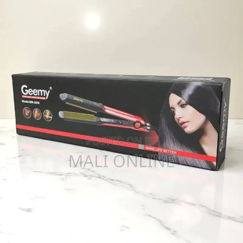 Geemy Gm-2819 Ceramic Tourmaline Hair Straightener