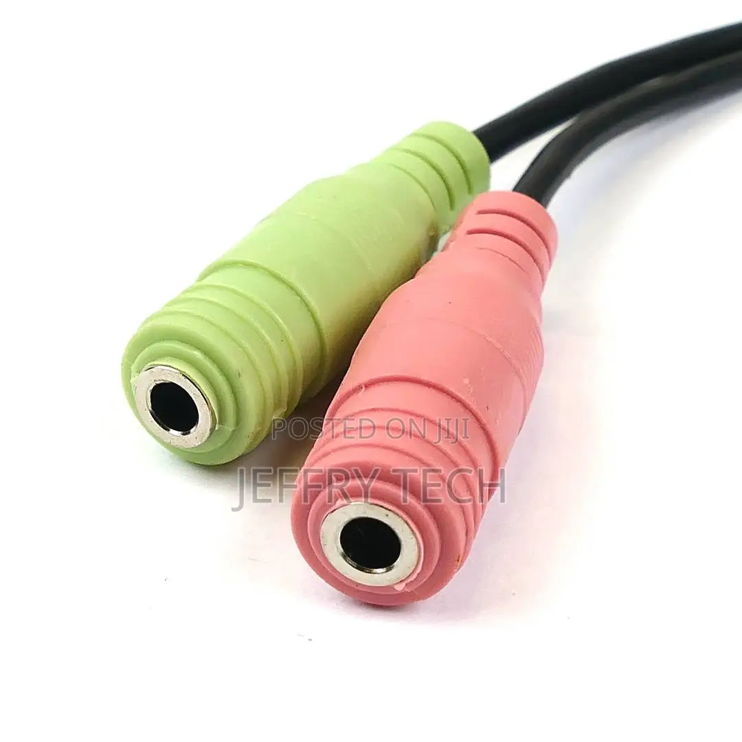 Audio Adapter for Headphone and Microphone Minijack 3.5 "