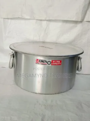 50 LTR Aluminium Sufuria Extra Heavy/50l Sufuria From India