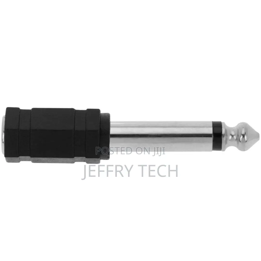 Adapter 6.3mm Mono Audio Jack-to-Male Minijack-3.5mm- Female