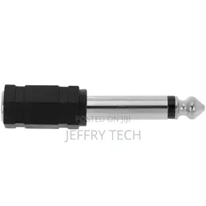 Adapter 6.3mm Mono Audio Jack-to-Male Minijack-3.5mm- Female