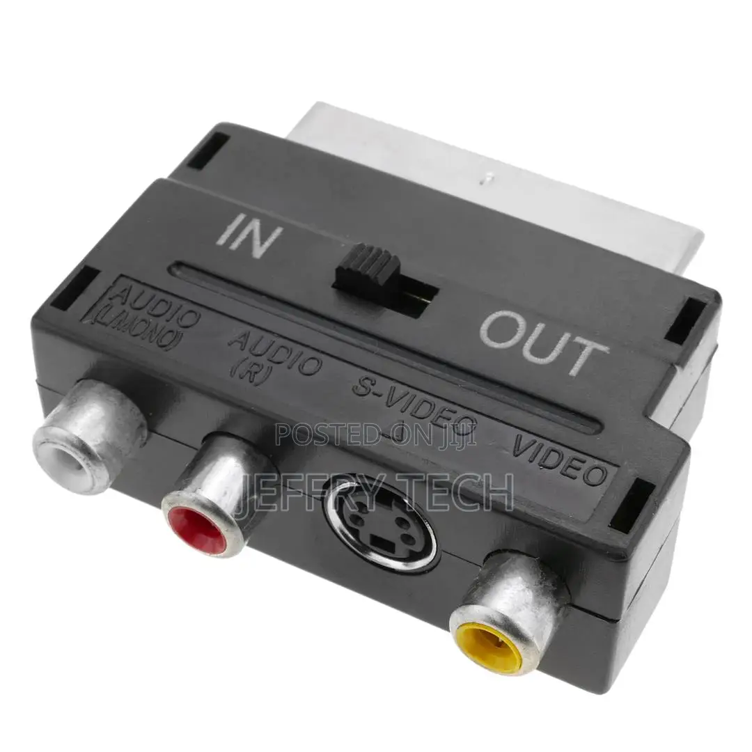 Scart Adapter (3xrca-H + SVHS/Scart-M)