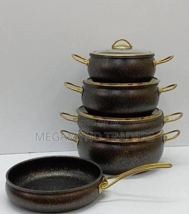 9pc Granite Sufuria Set/ Modern Nonstick Granite Sufuria