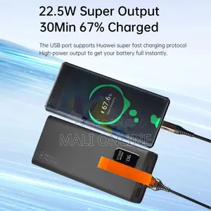 Pzx V79 50000mah Power Bank With 22.5w Fast Charging 4 Usb-a