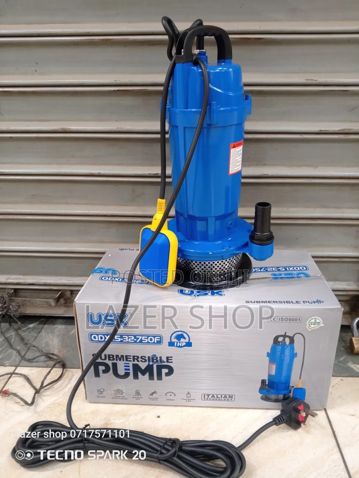 1hp Submersible Water Pump Usk