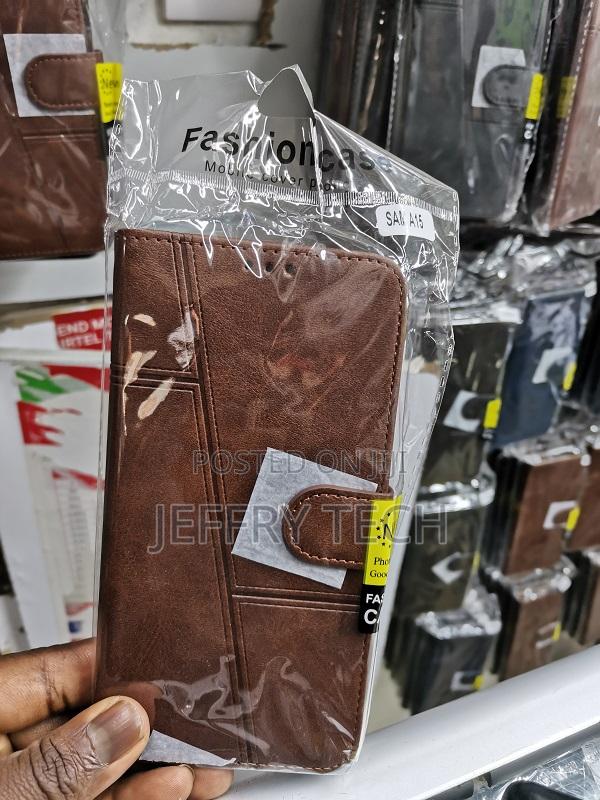 Leather Flip Protective Phone Case for Samsung Galaxy A15 - main view