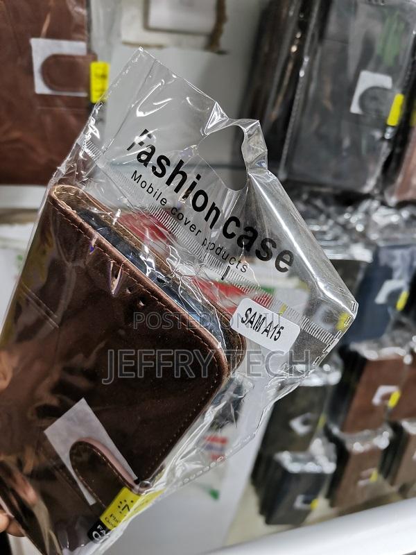 Leather Flip Protective Phone Case for Samsung Galaxy A15 - thumbnail 4