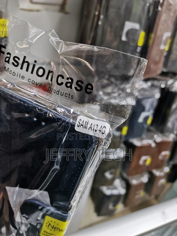 Flip Cover Phone Case for Samsung Galaxy A13 5g,Black - thumbnail 2