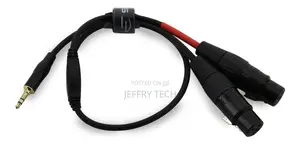Dual Xlr(F) to 3.5mm TRS - Stereo XLR Signal Combiner - 1.5m