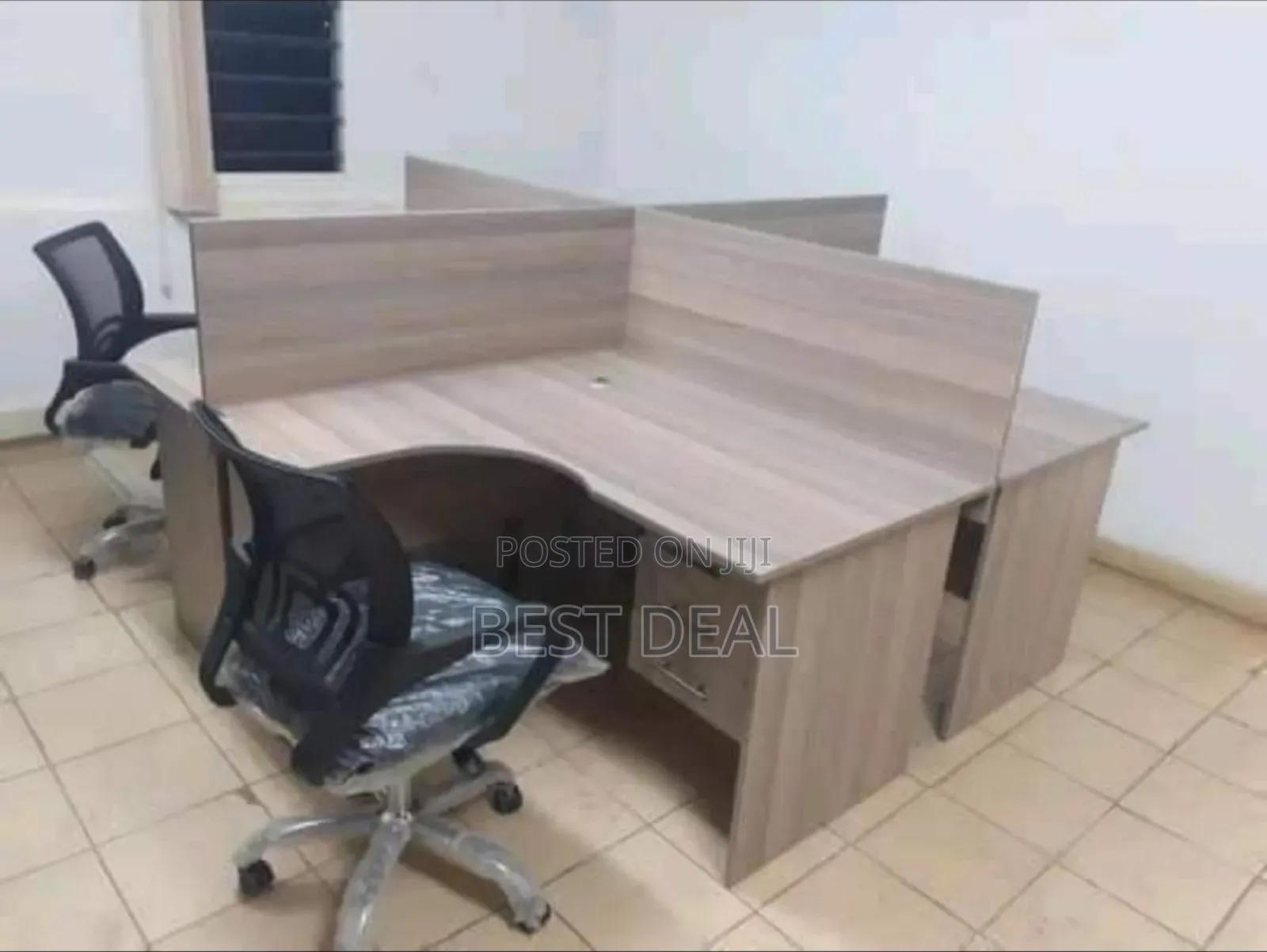 L Shaped Work Station