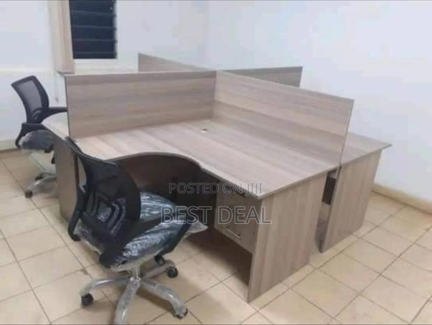 L Shaped Work Station - main view