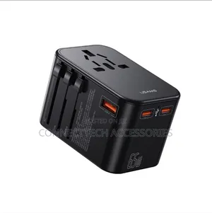 Usams T62 65w Dual Type-c+Usb Universal Travel Charger