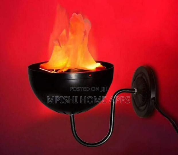 Led Wall Mounted Flame Light Brazier Lamp - main view