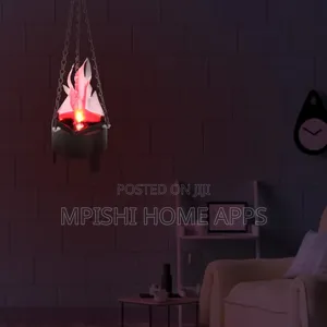 Led Hanging Flame Light Brazier Lamp