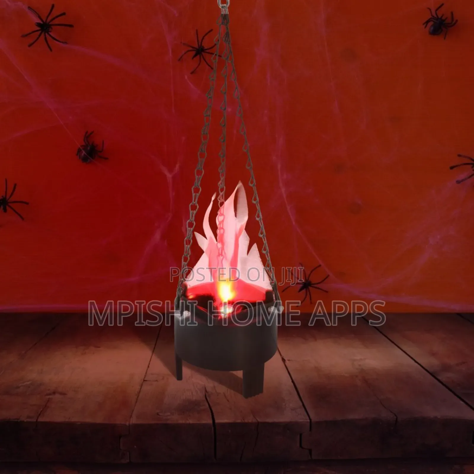 Led Hanging Flame Light Brazier Lamp