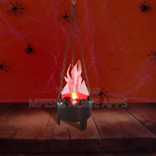 Led Hanging Flame Light Brazier Lamp - thumbnail 6