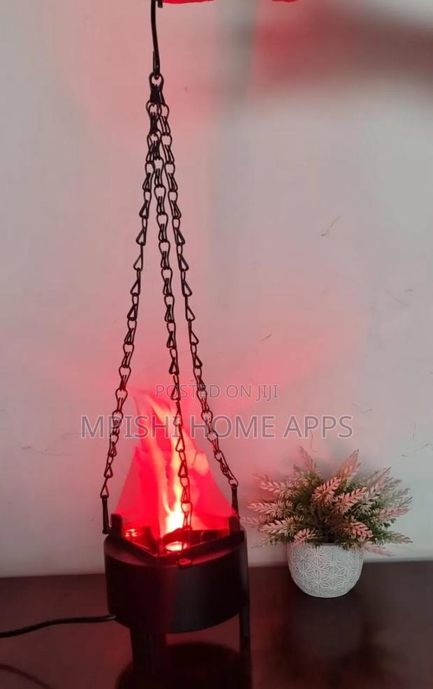 Led Hanging Flame Light Brazier Lamp - thumbnail 2