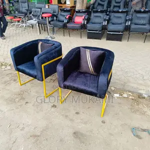 Black Velvet Styling Chair