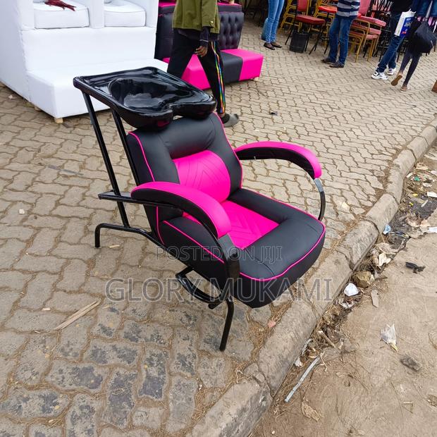 Pink Salon Sink Chair