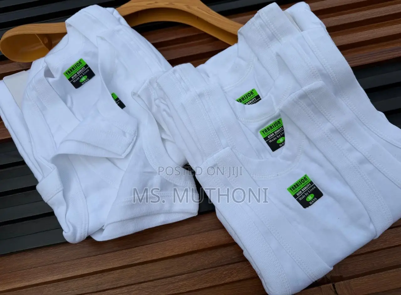 A Set of 3 Quality Cotton Vests Available (M-2xl )