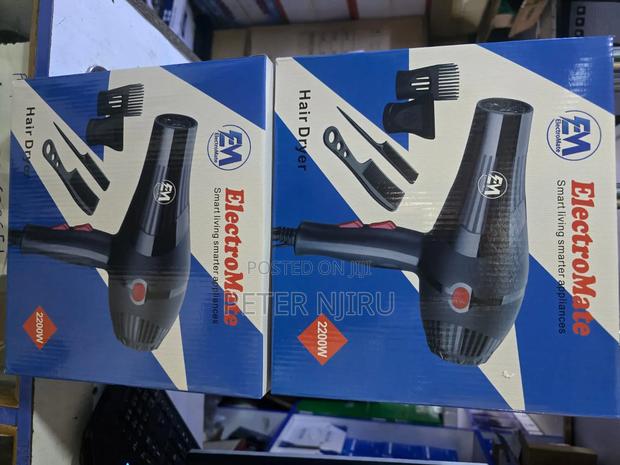 Electromate Hair Dryer Brodry Available - main view