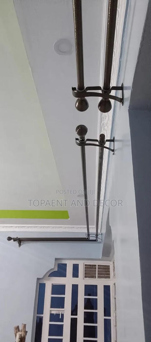 Heavy Gauge Jua Kali Curtain Rods Local and Durable