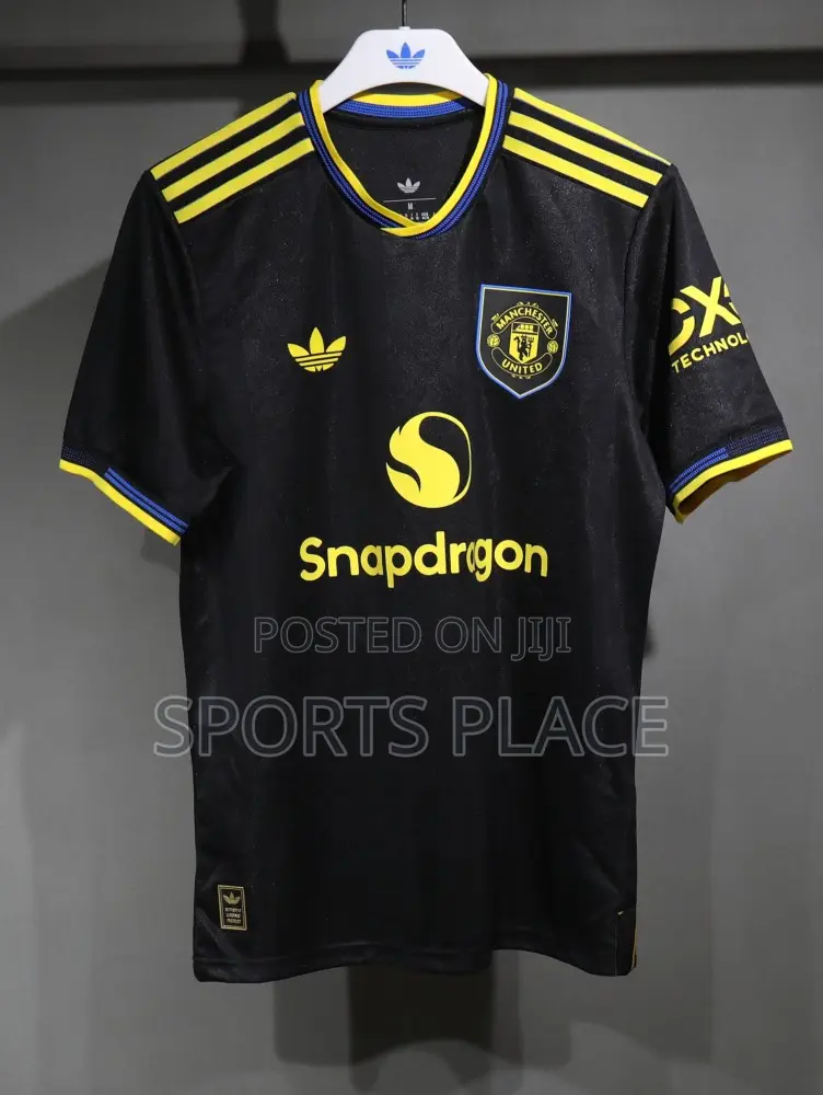 Manchester United 25/26 3rd Kit Jersey - Adidas Black Kit