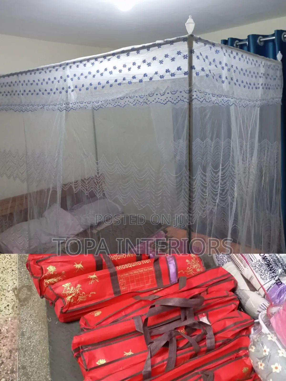 4x6 Four Stands Canopy Mosquito Nets