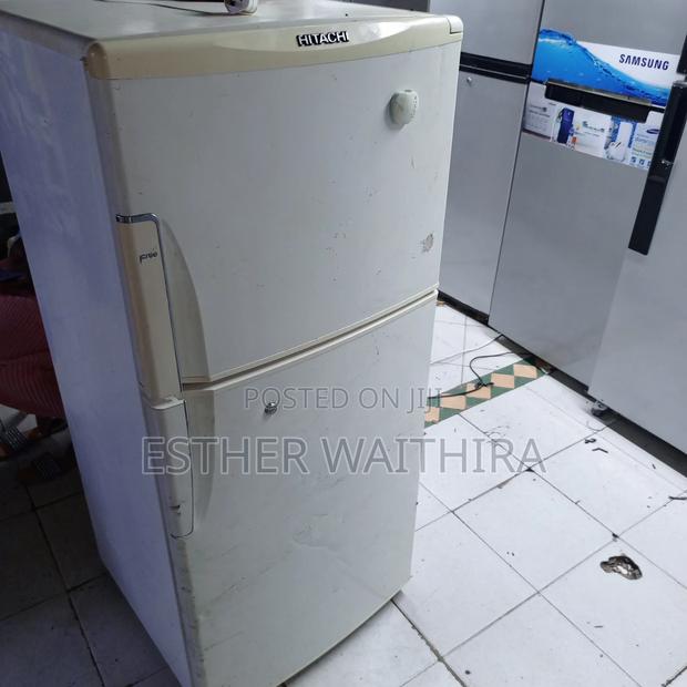 Hitachi White Double Door Fridge