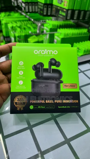 Oraimo Spacebuds Lite Wireless Earbuds.