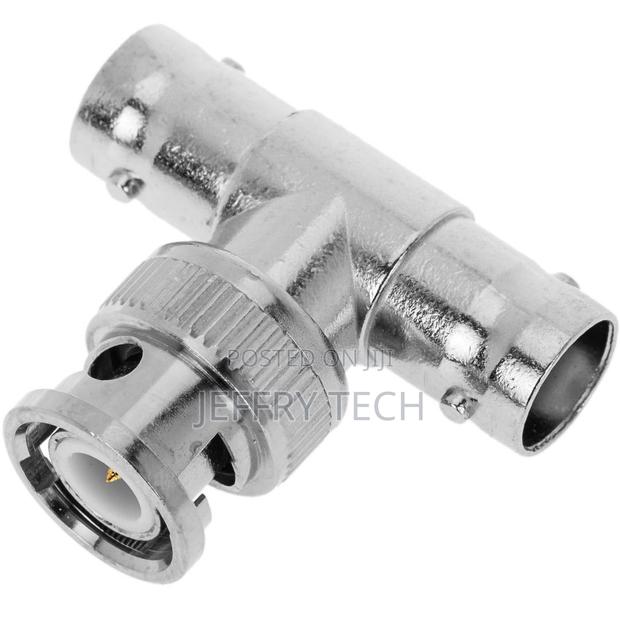 T Connector 1 BNC Male to 2 BNC Female