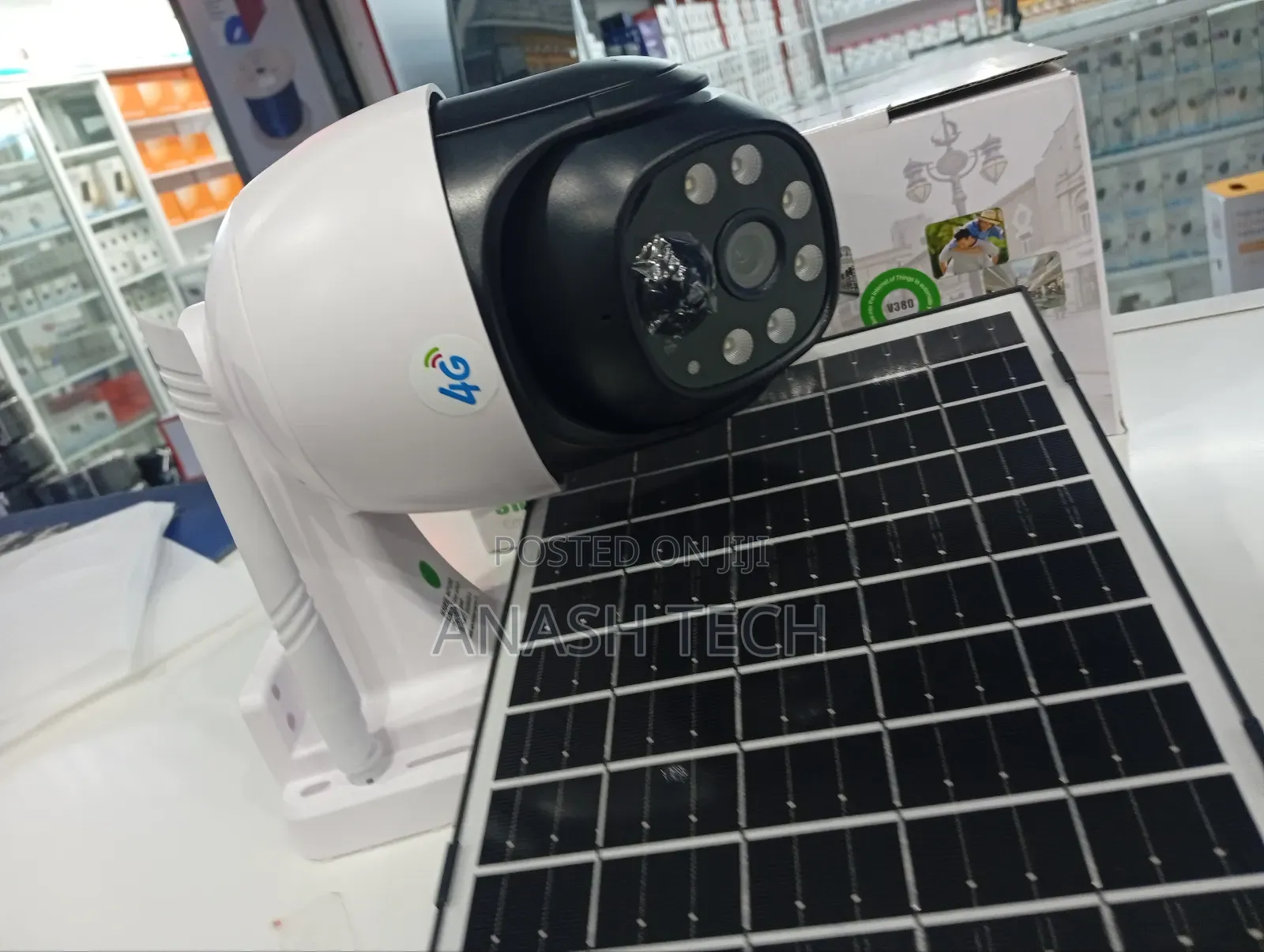 4g Lte Outdoor Pan Tilt Solar CCTV Camera With Sim Card
