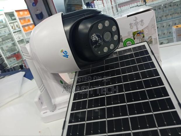 4g Lte Outdoor Pan Tilt Solar CCTV Camera With Sim Card