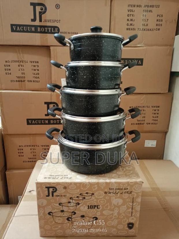 Jamespot 10-Piece Non-Stick Cookware Set. - main view