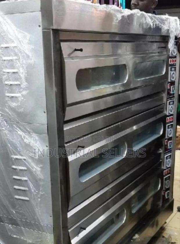 Professional 3 Deck 9 Tray Commercial Electric Oven - main view