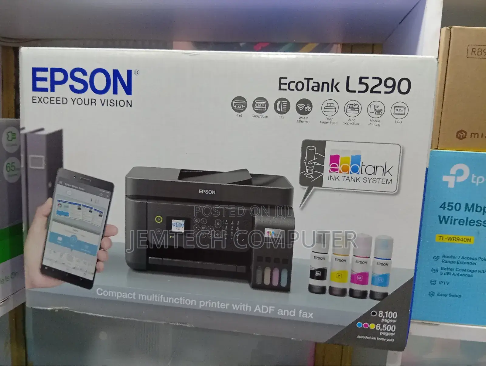 Epson L5290 Wi-Fi All-in-One Eco Tank Ink Tank Printer
