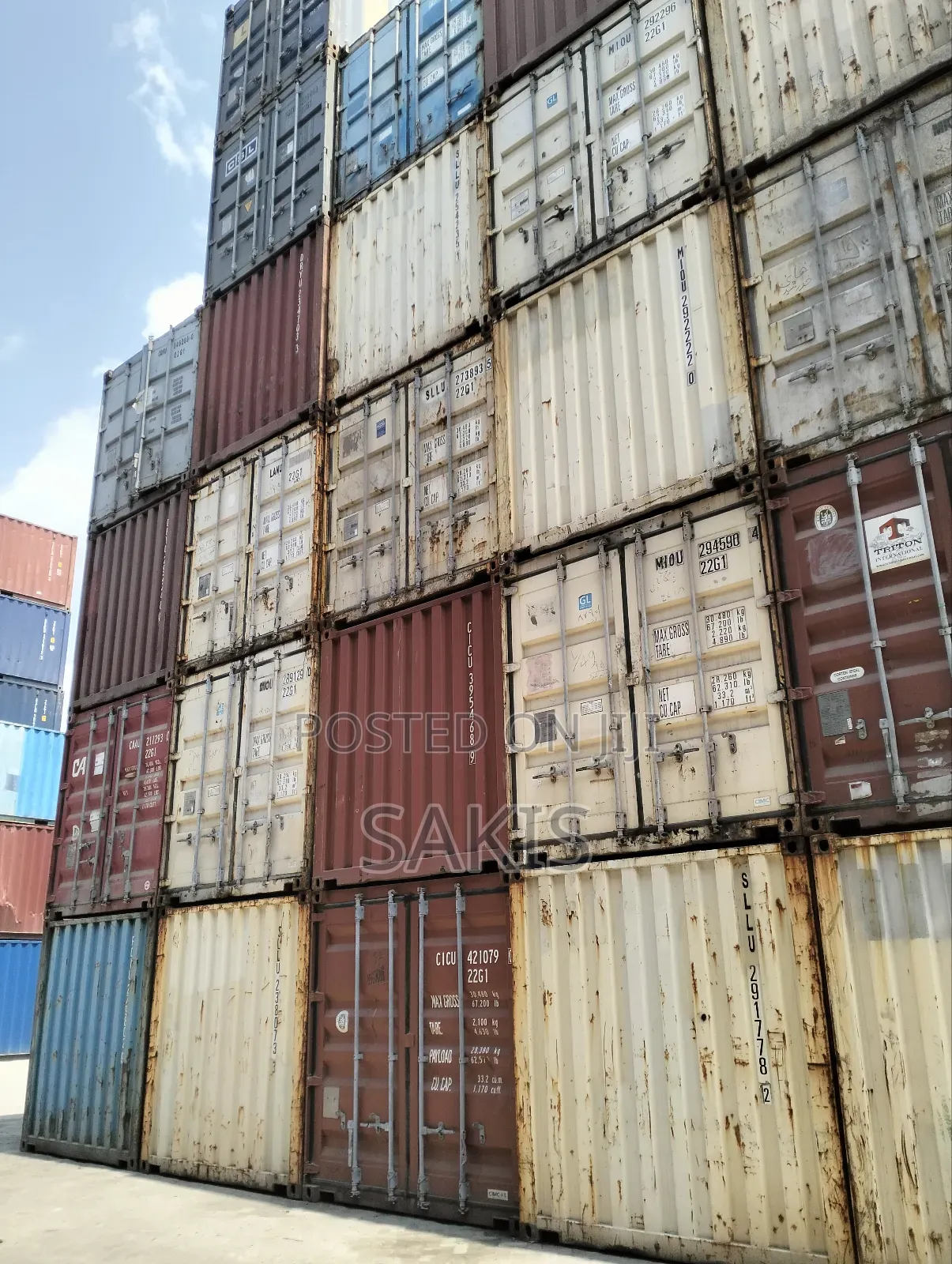 20ft High Cube Shipping Containers On Offer!