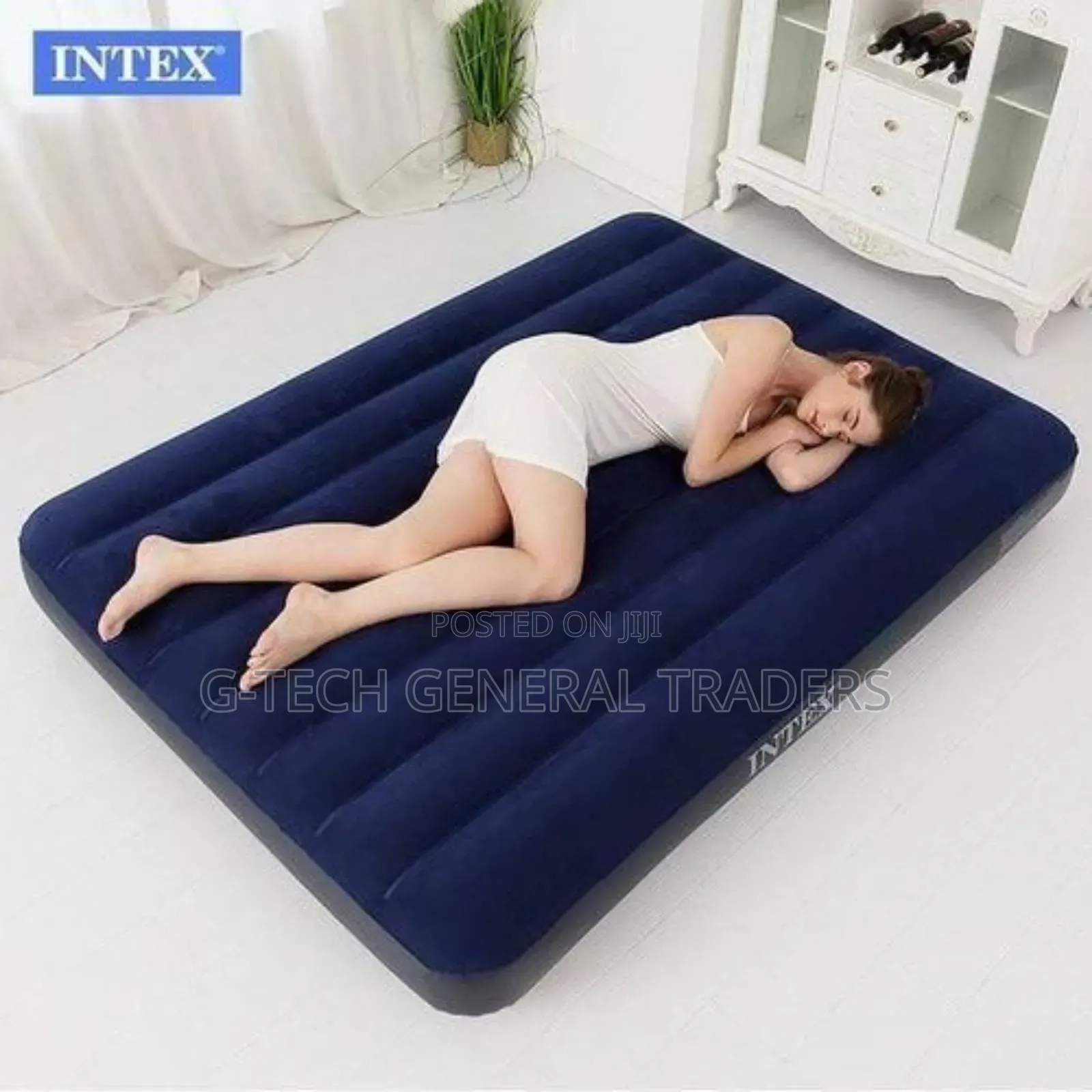 Intex Inflatable Mattress 6feet By 6feet With Electric Pump