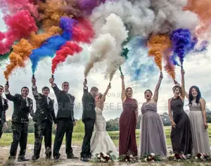 Romantic Smoke Bombs – Magical Wedding Photos