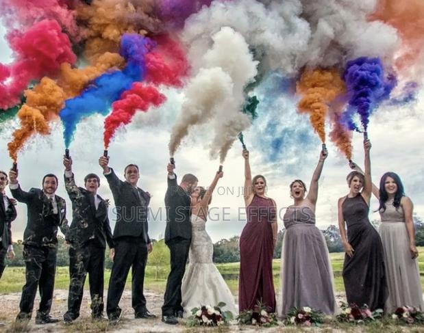 Romantic Smoke Bombs – Magical Wedding Photos - thumbnail 5