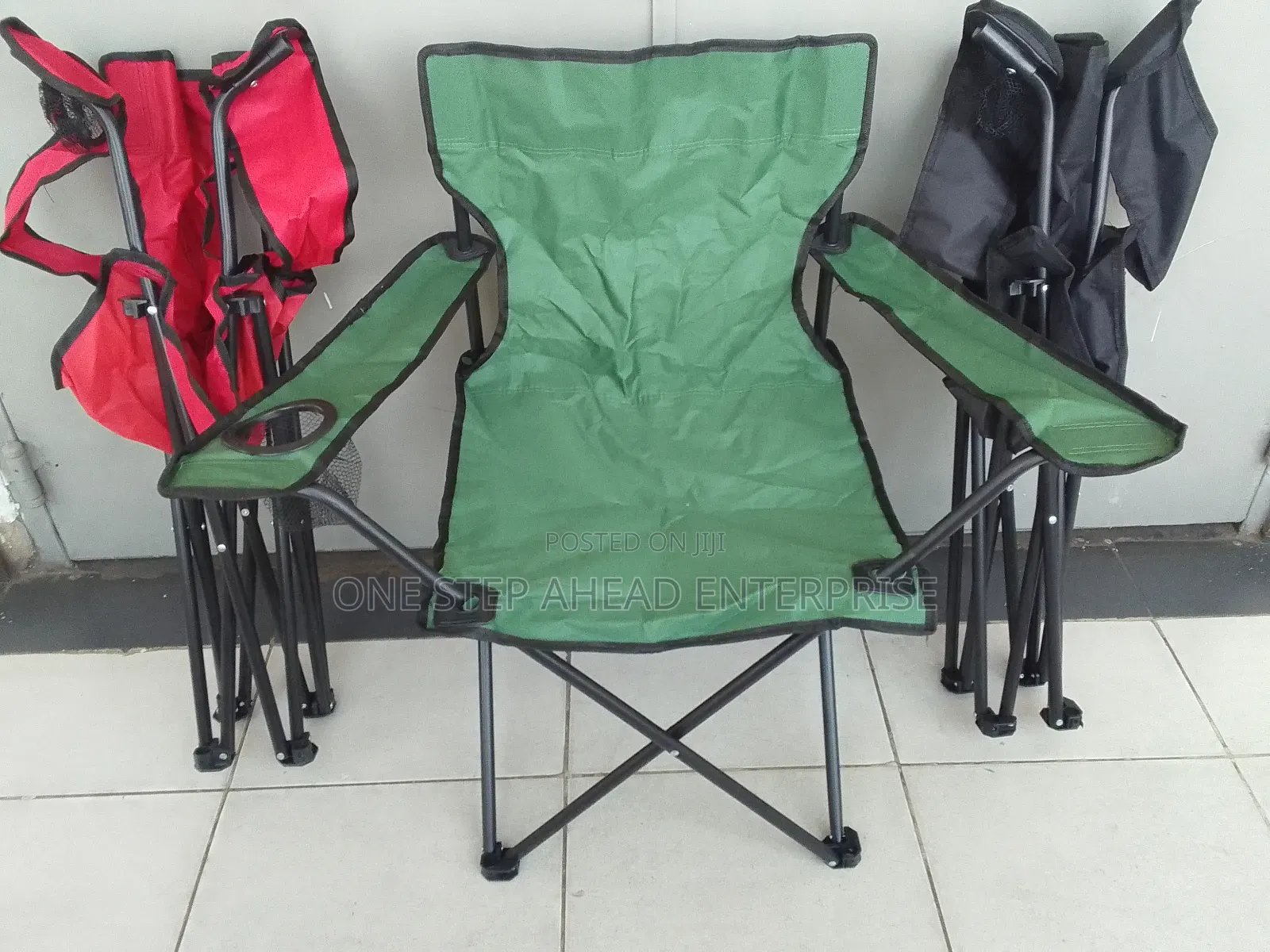 X Shaped With Cupholder Foldable Seat