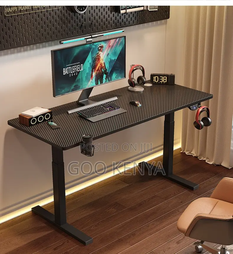 Office Desk ; 1.4meter Height Adjustable Electric Deskl
