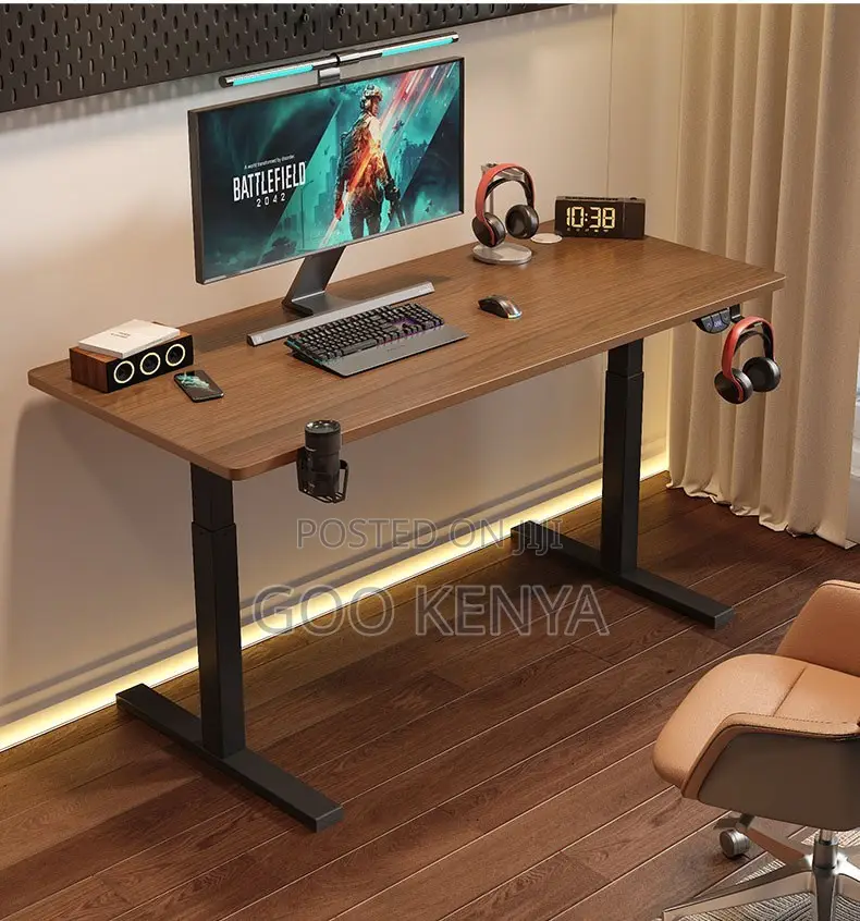 Office Desk ; 1.4meter Height Adjustable Electric Deskl